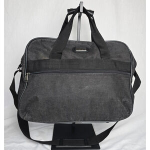 Jaguar Laptop Bag Charcoal Black Shoulder Strap Luggage Sleeve Business Travel